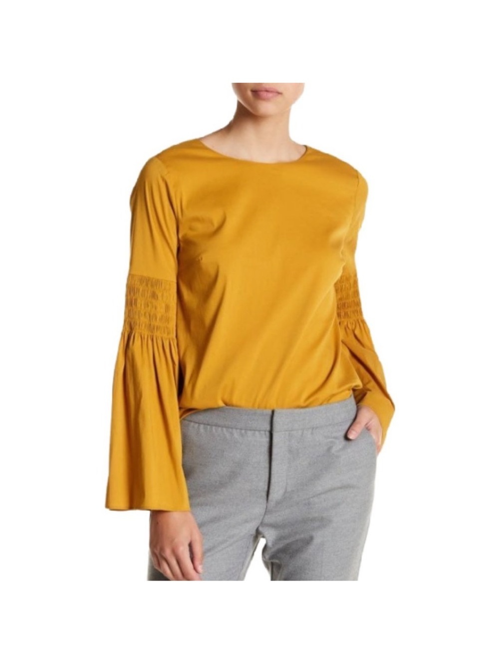 NWT Catherine Malandrino Golden Blouse